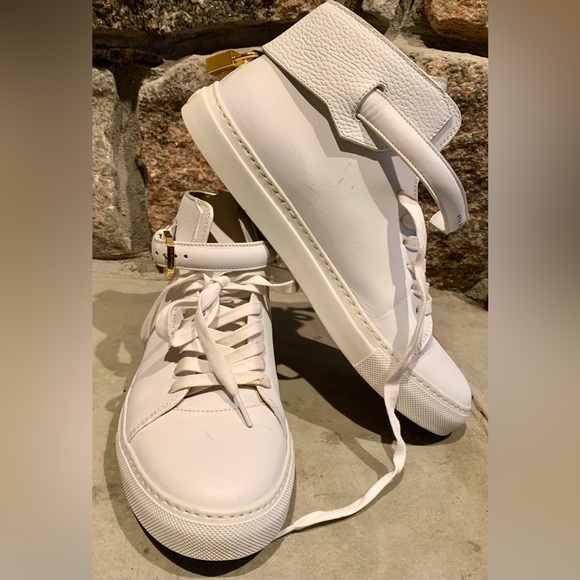 Buscemi White Hi Top EU 42 - Picture 1 of 16